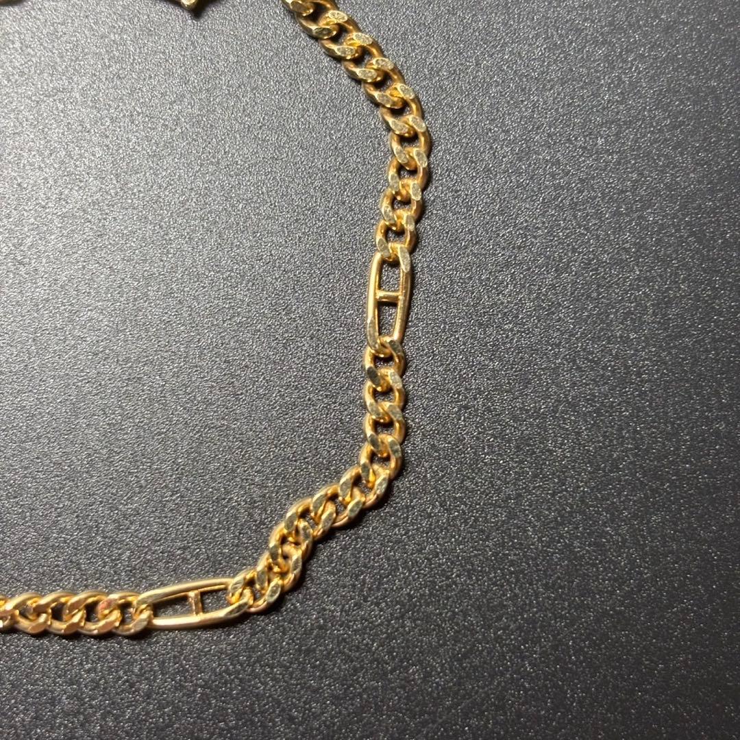 Dior ディオール　ブレスレット　CDロゴ　喜平　ゴールドチェーン