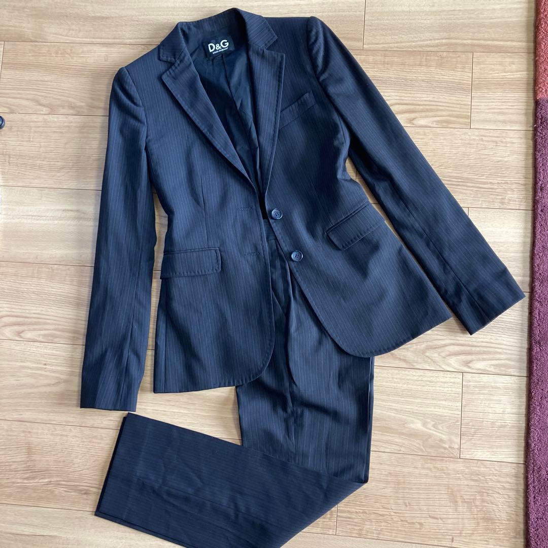 ★最終値下★D&G ストライプ柄 ビジネススーツ 38