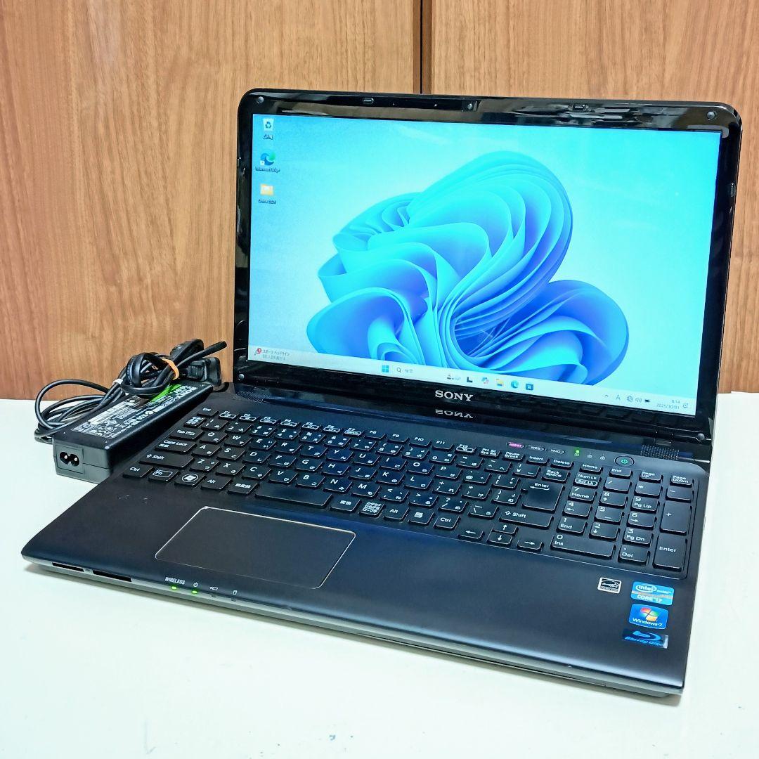 SONY VAIO Corei7 メモリ16GB SSD512GB Webカメラ