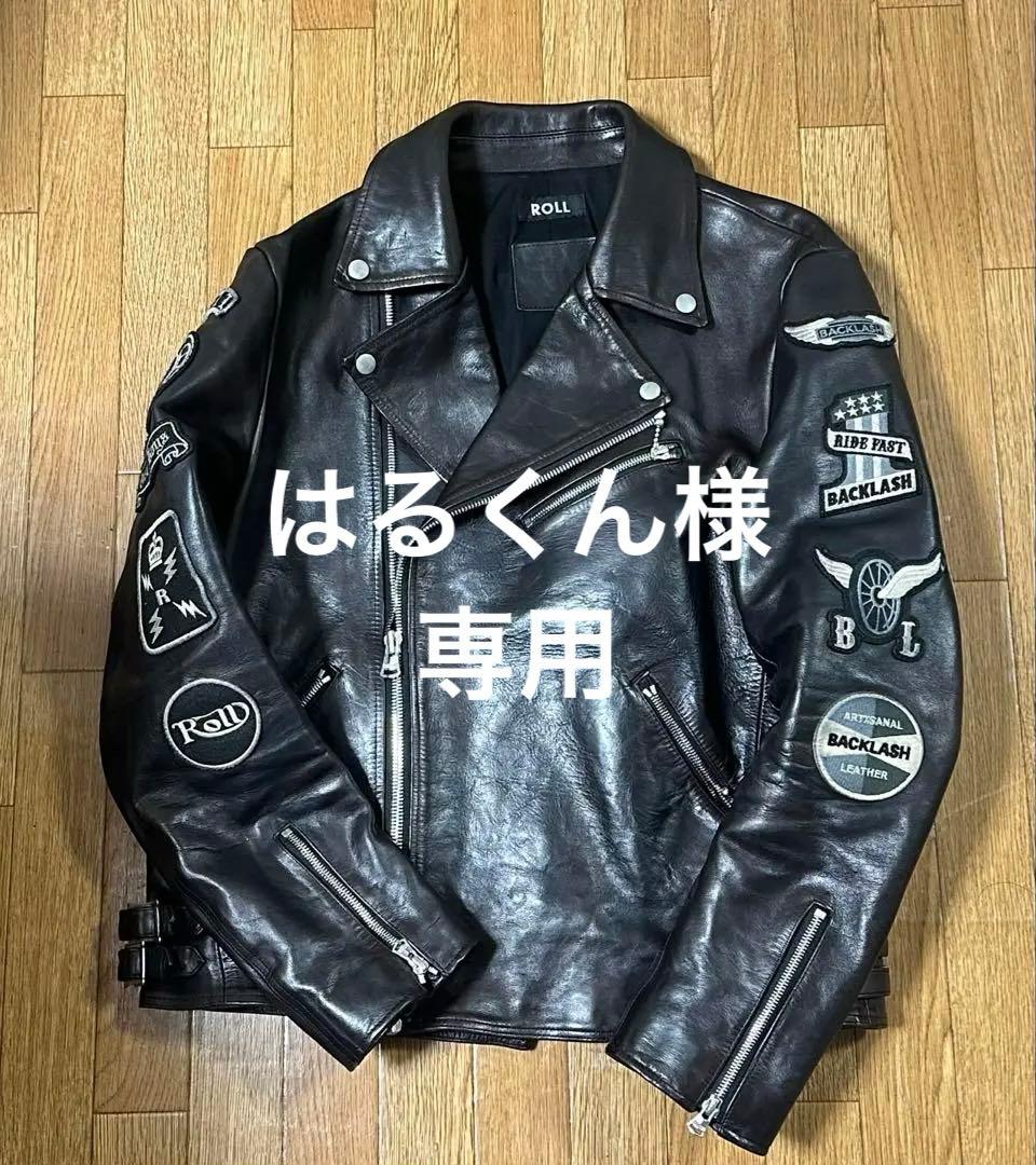 バックラッシュ×ROLL コラボライダースジャケット　L（実寸XL相当）
