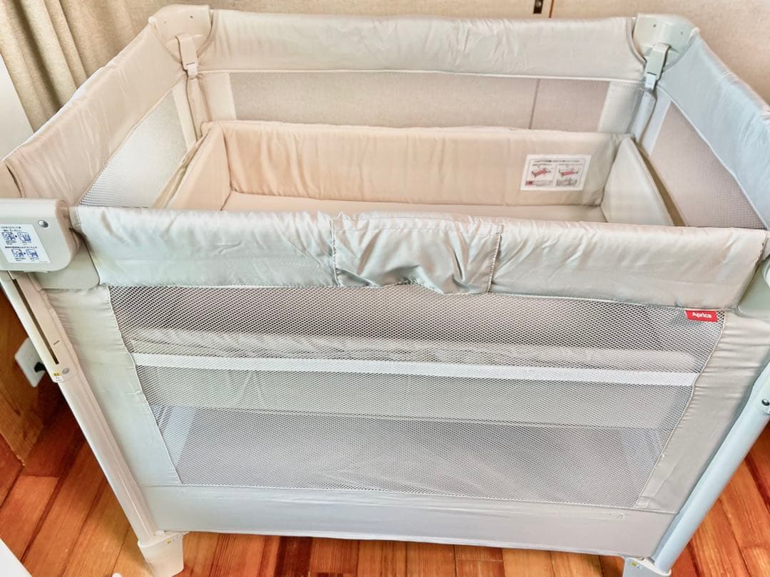 Aprica アップリカ ココネルエアー ミルク WH ベビーベッド