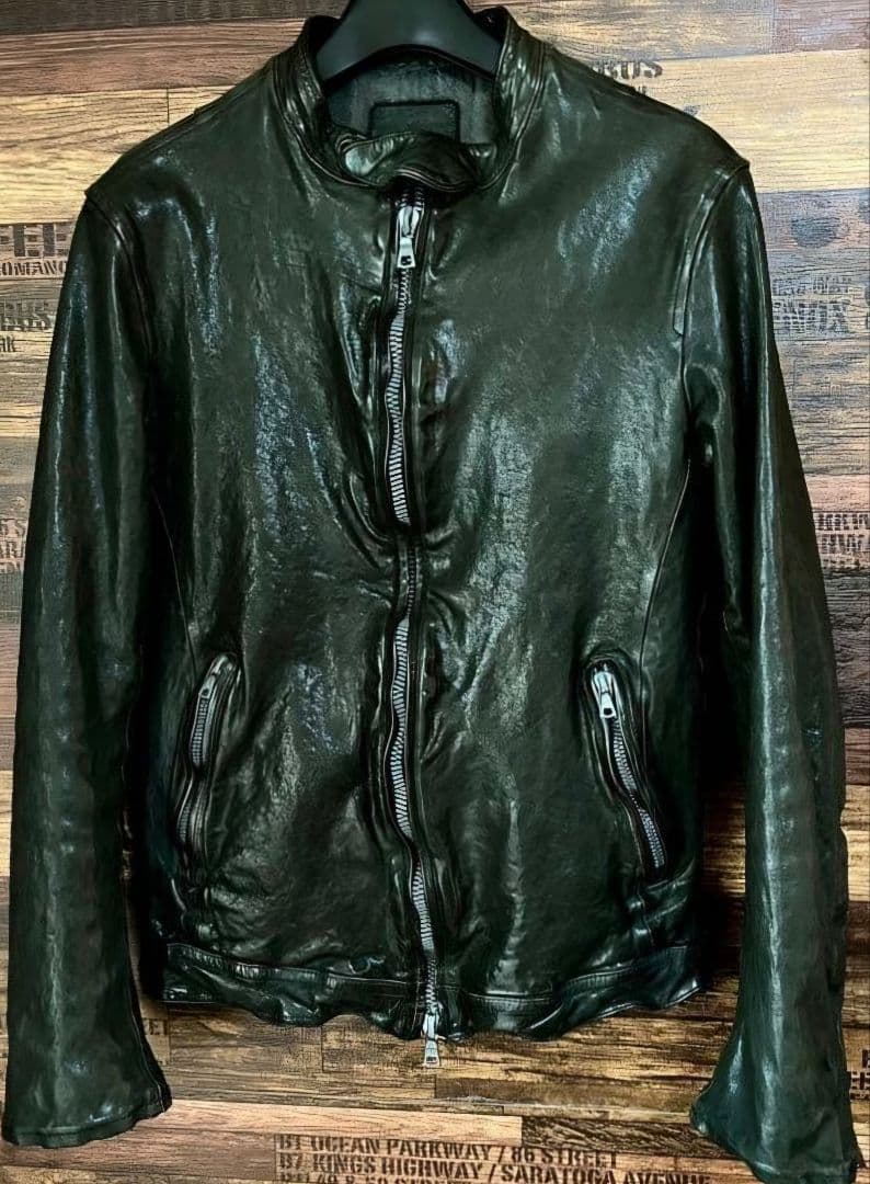 バックラッシュ ジャパンホースレザー シングルライダース Ｌサイズ