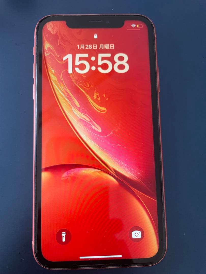 Apple iPhone XR コーラル色　バッテリー83% simロックなし