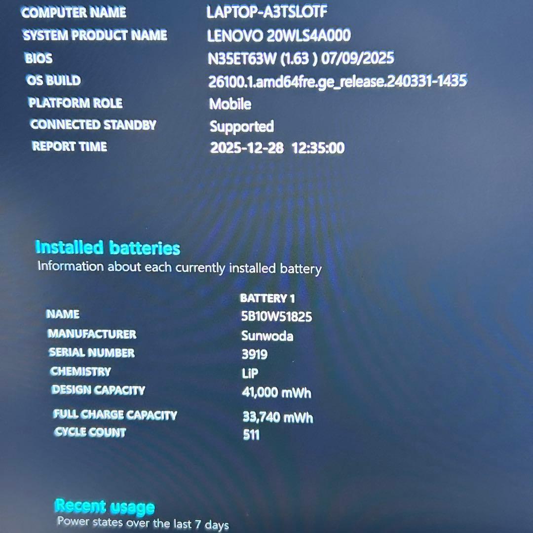 【SSD512GB×バッテリー超良好】ThinkPad X13｜第11世代i5