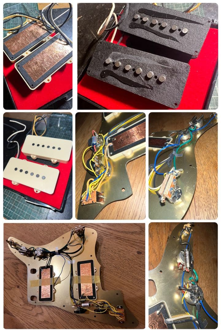 ⭐︎ハードレリックジャズマスタータイプ/アルニコPU/ブルーグリーンメタリック⭐︎