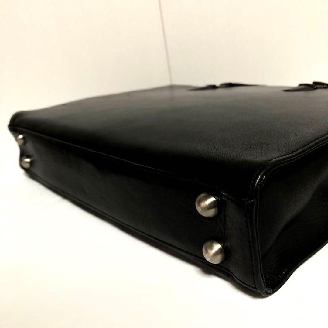 極美品✨ ジャンポールゴルチエ ビジネスバッグ 2way 90s ブラック