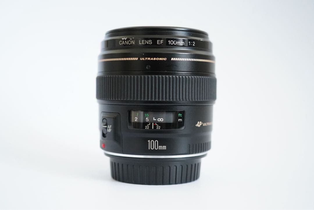 Canon EF 100mm f/2 単焦点レンズ 訳あり