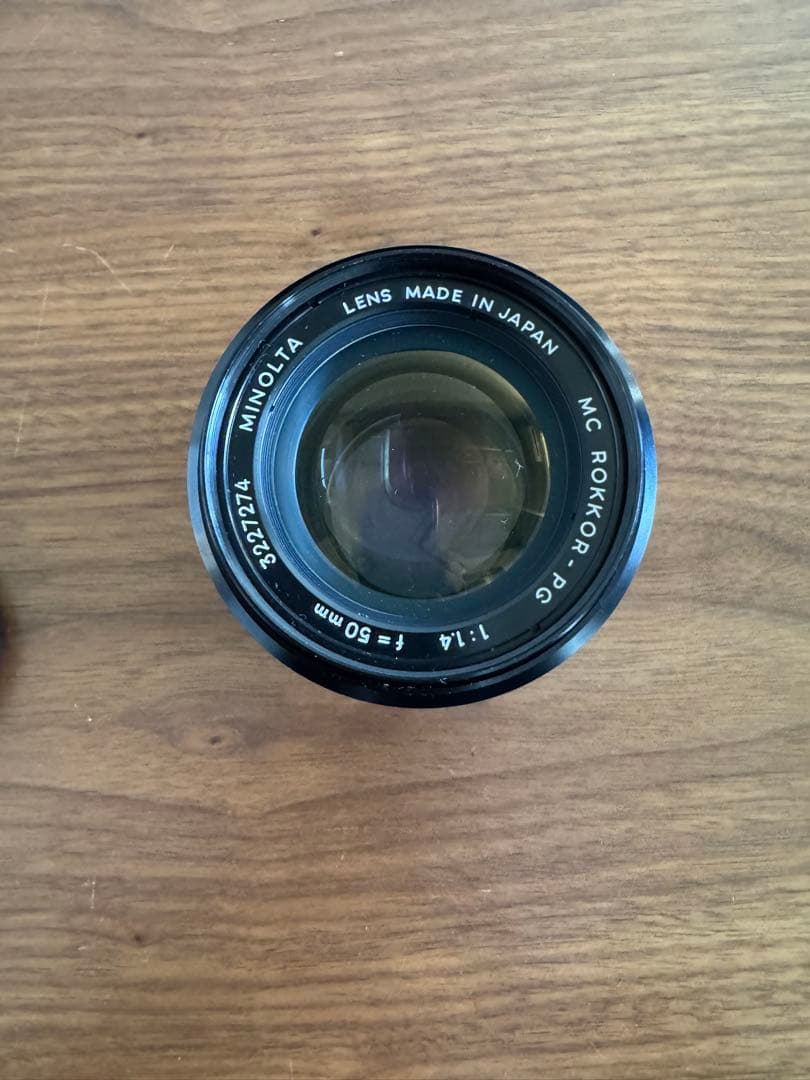 MINOLTA MC ROKKOR-PG 50mm F1.4 アダプターリング