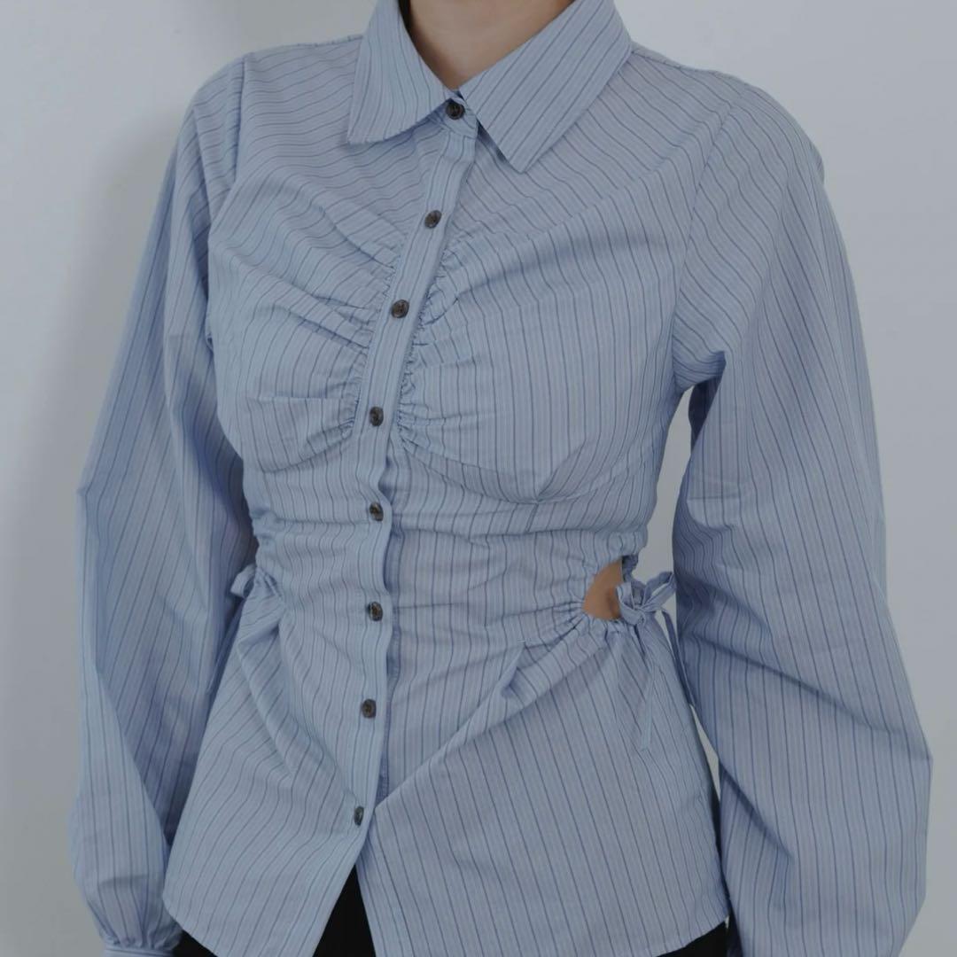 トップス YOURMLE/SIDE CUT SHIRT