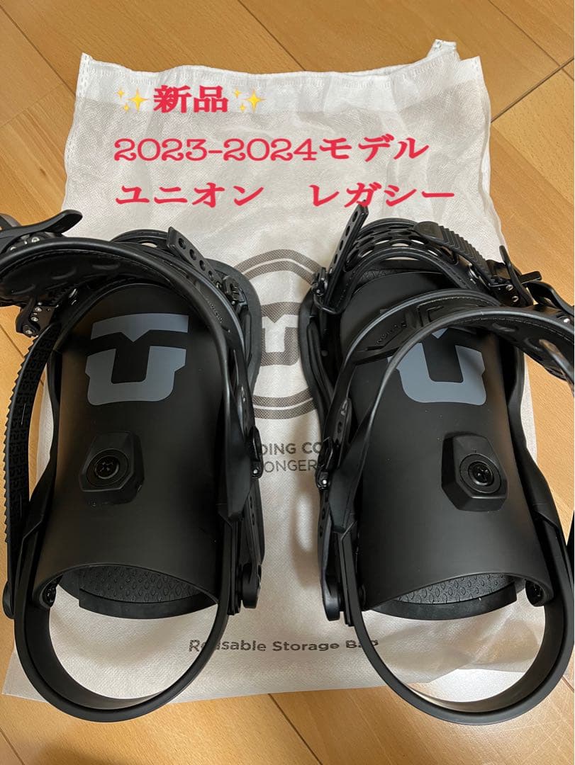 新品✨23-24年UNION LEGACY 黒 M スノーボードビンディング