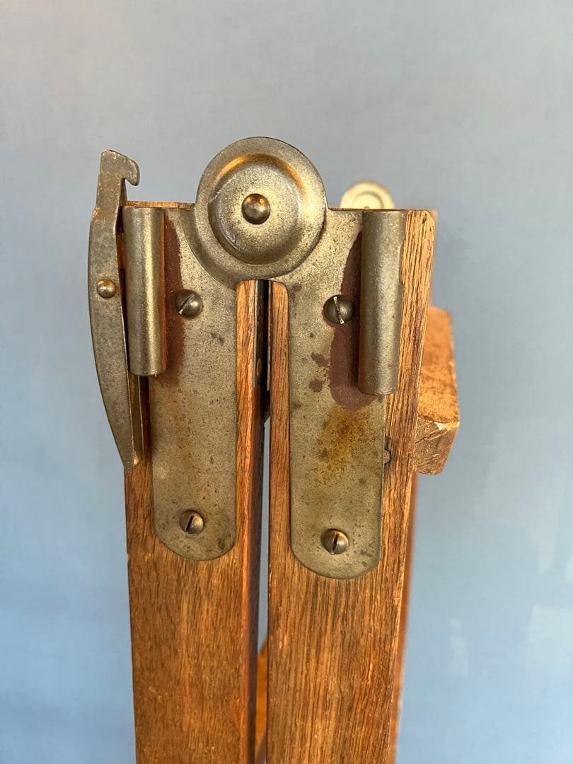 値下げ　ビンテージ家具　脚立　はしご　木　店舗什器　アンティーク　ステップラダー