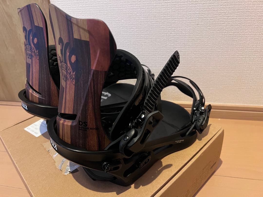 FLUX DS ビンディング ブラック M 木目調 30周年記念モデル