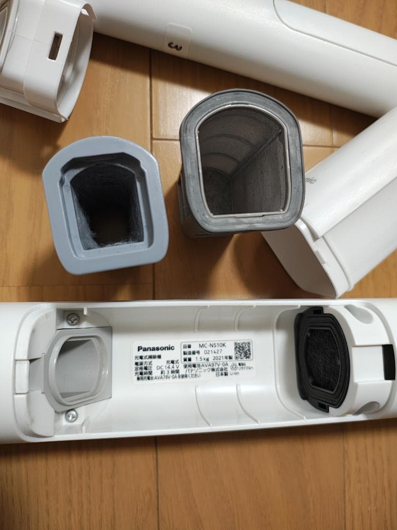 パナソニック★掃除機★2021年製★MC-NS10K★バッテリーの状態良好★3