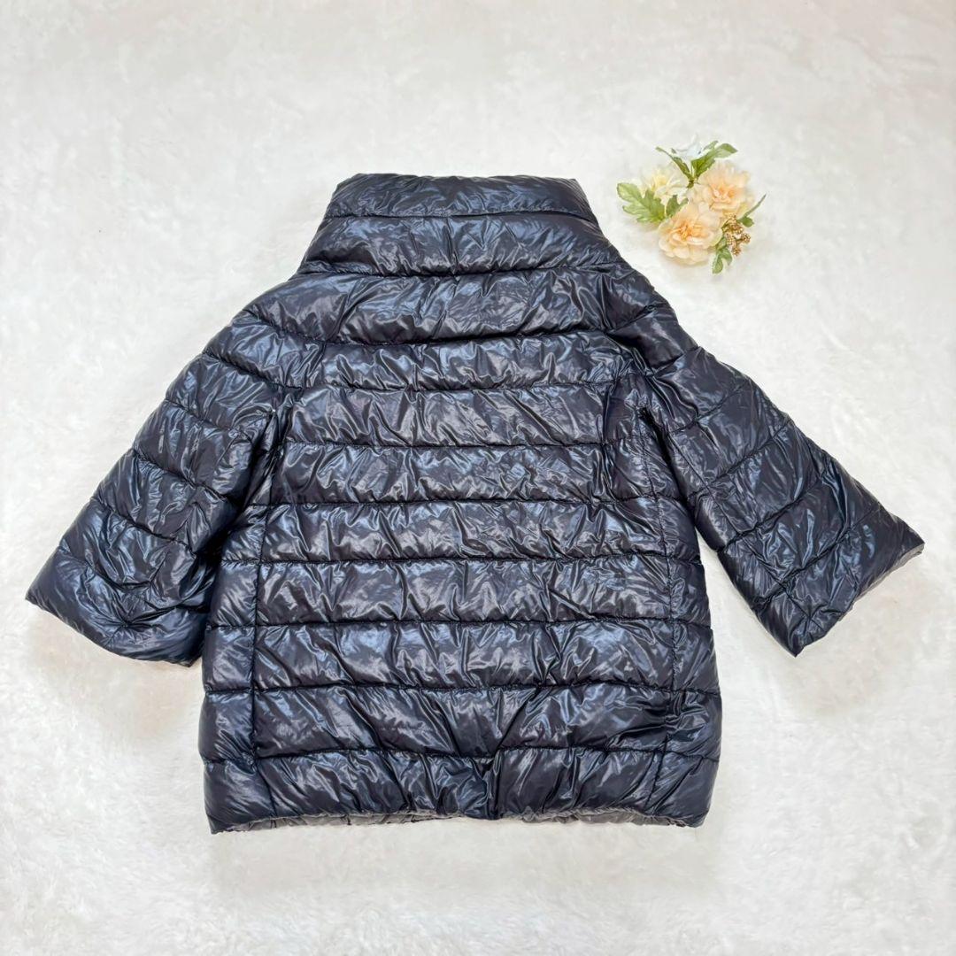 HERNO　ヘルノ　ダウンジャケット　黒　ブラック　42