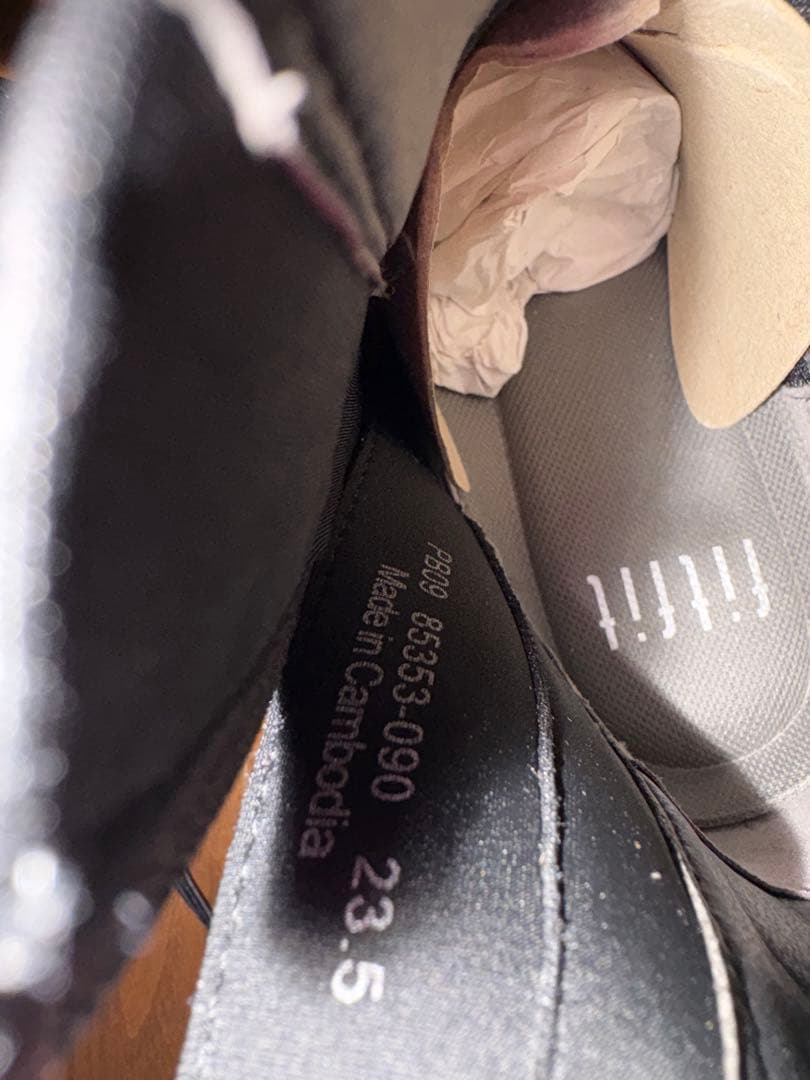 ⭐️新品・未使用⭐️fitfit⭐️フレックスヒールサイドゴアブーツ2 ⭐️黒23.5