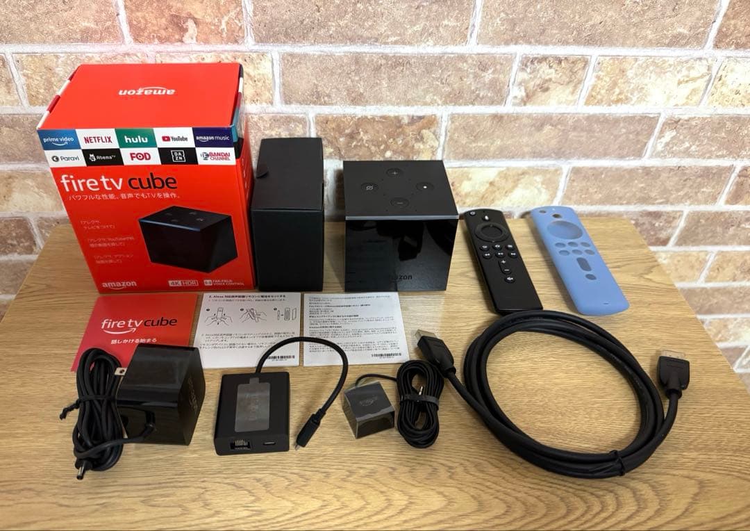 美品　完品　fire tv cube 第2世代　純正ケーブル付き　Amazon
