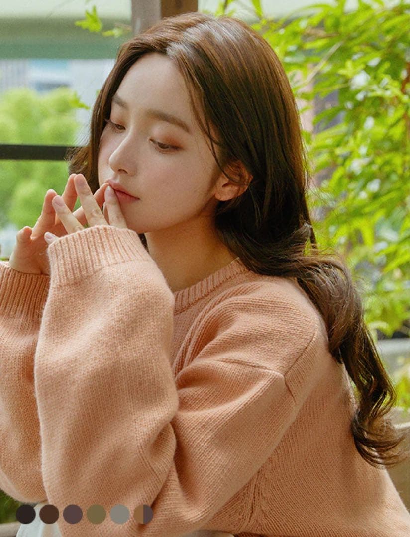 【新品未使用】ピンクエイジ 手植えフルウィッグ ダークブラウン ロング