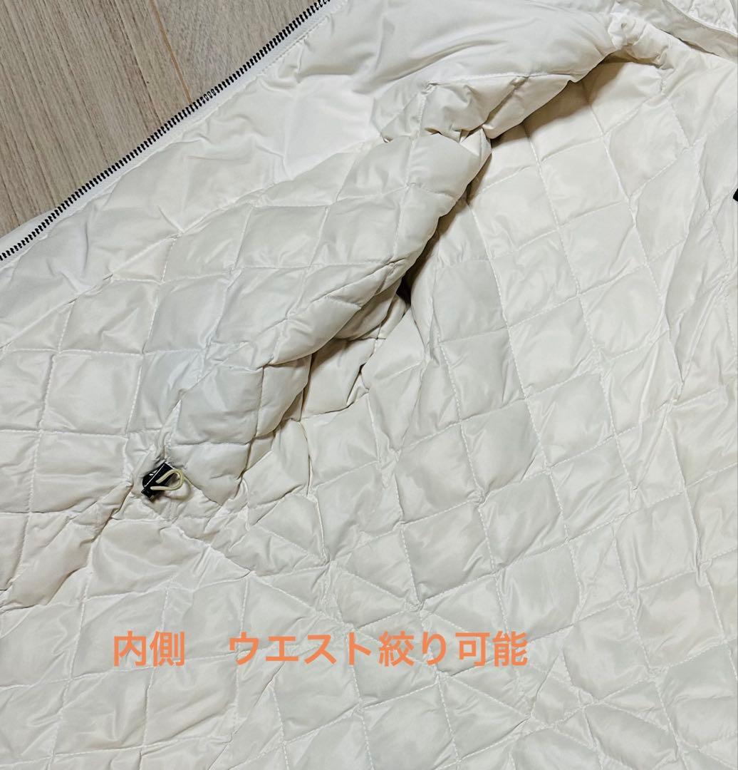 【アルマーニエクスチェンジ】ホワイトダウン フード付き 未使用