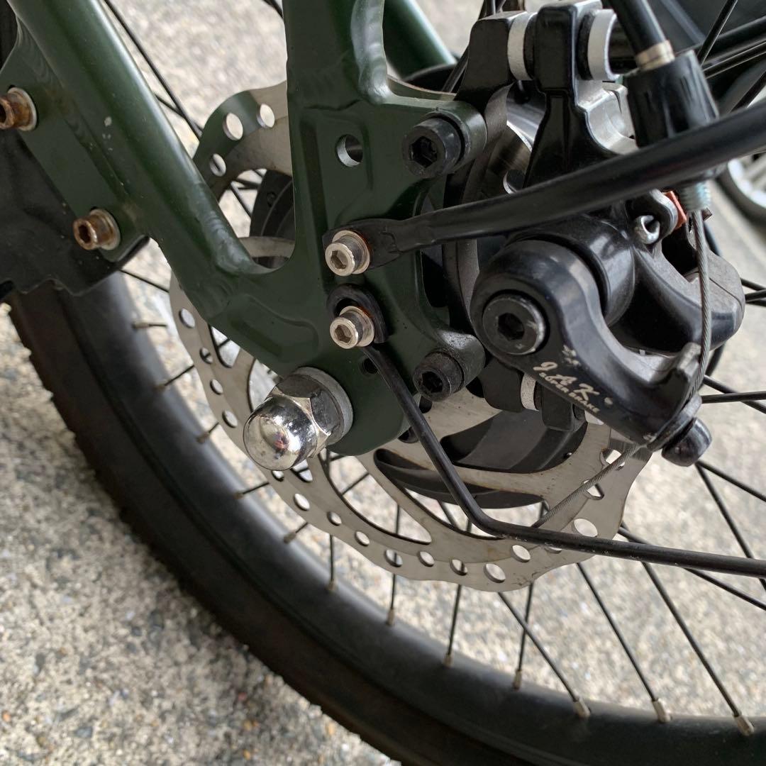 引取限定　EENOUR 電動アシスト折りたたみ自転車 20インチ グリーン