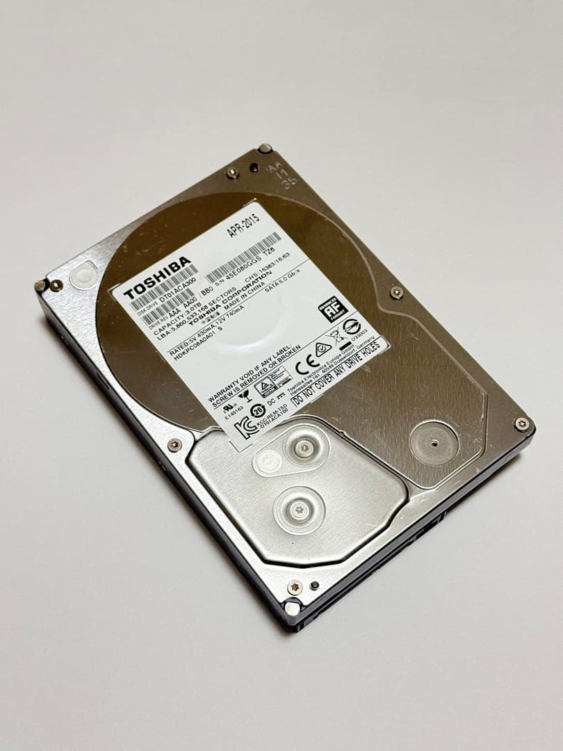 外付けハードディスク・ドライブ TOSHIBA DT01ACA300 3000.5GB HDD