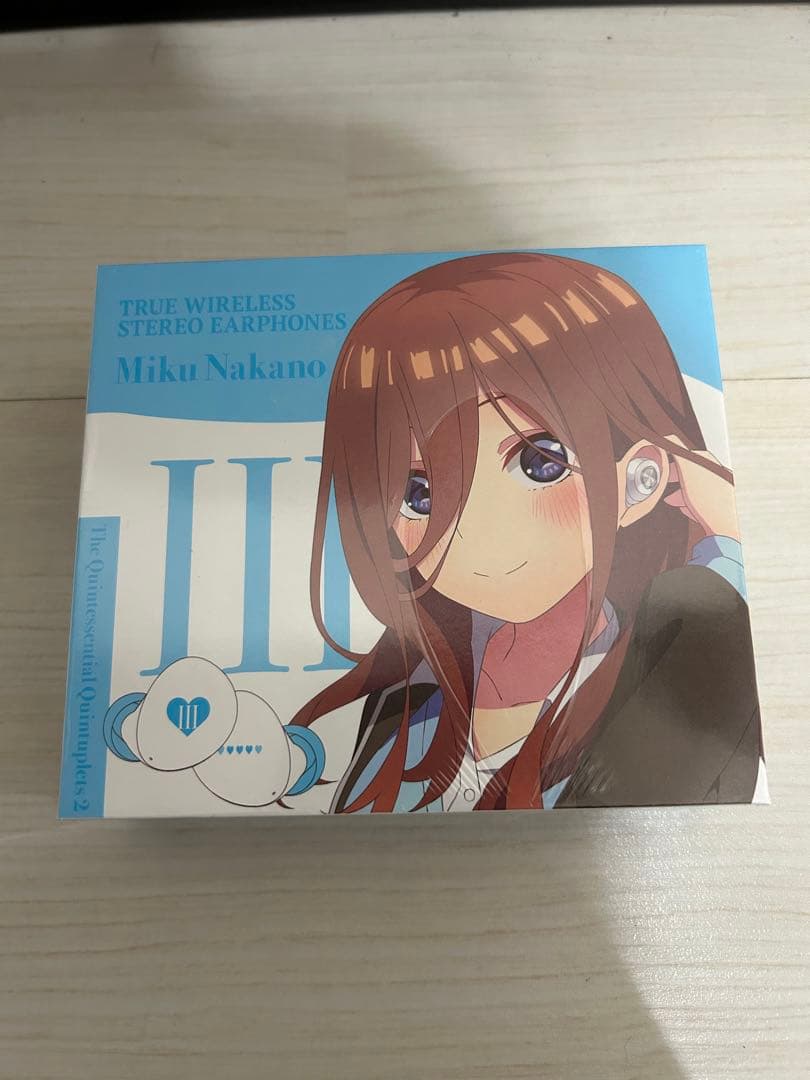 【未開封品】五等分の花嫁 中野三玖 ワイヤレスイヤホン