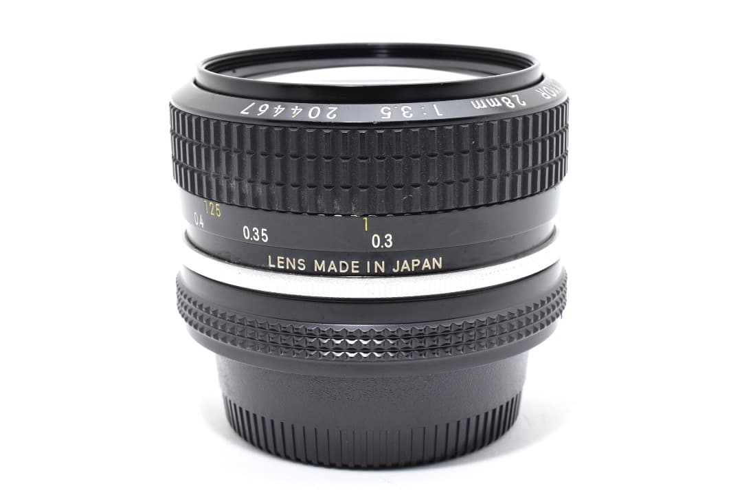 ニコン Nikon Ai Nikkor 28mm f3.5 広角レンズ 3422