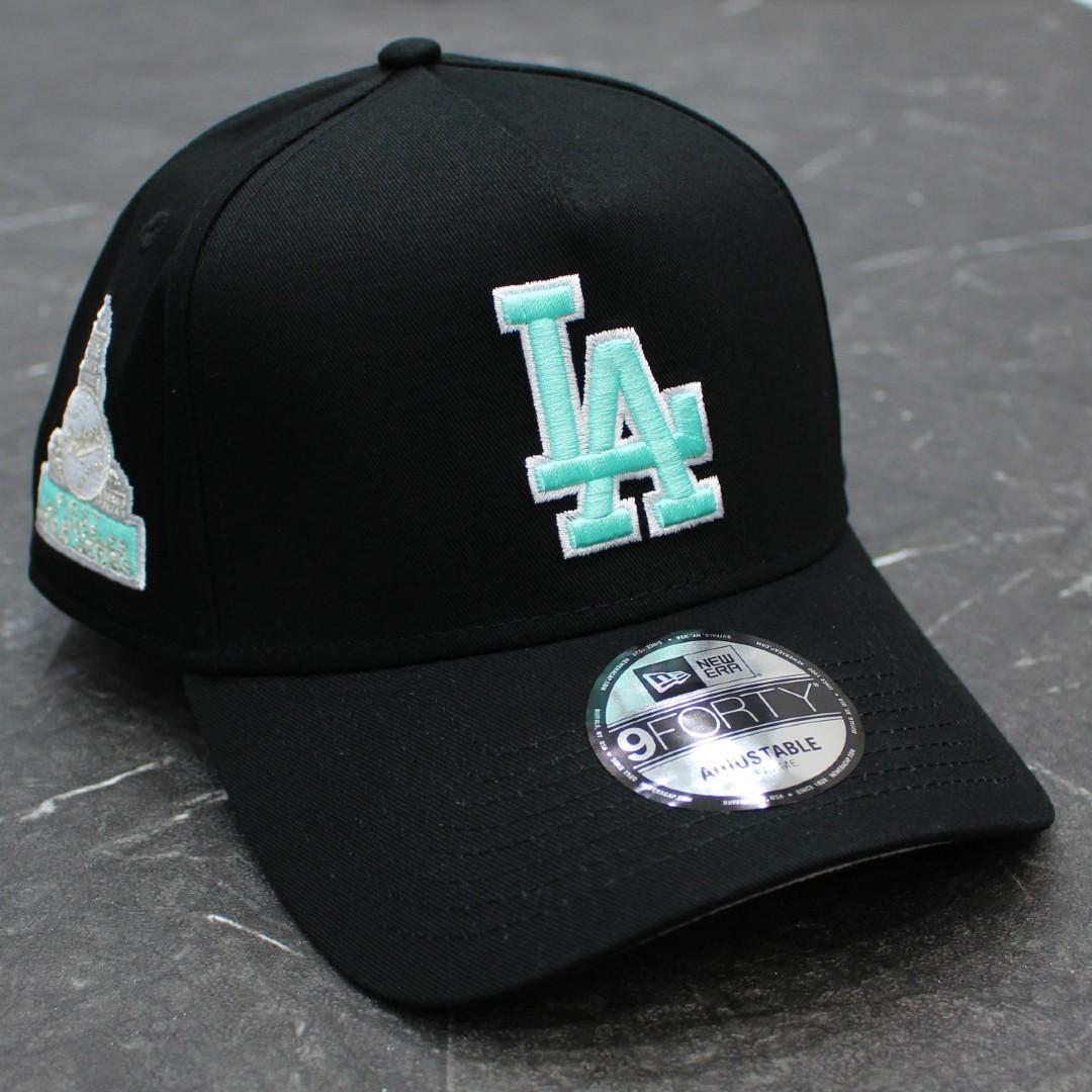 海外モデル NEW ERA 9FORTY LA ドジャース キャップ アクア