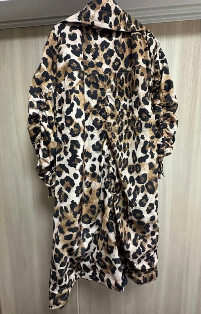 MAISON SPECIAL ヒョウ柄モッズコート /FREE 大人アニマル柄