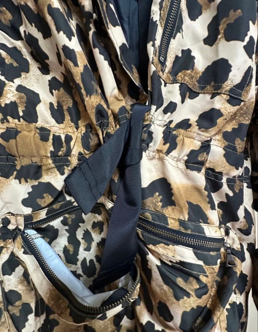 MAISON SPECIAL ヒョウ柄モッズコート /FREE 大人アニマル柄