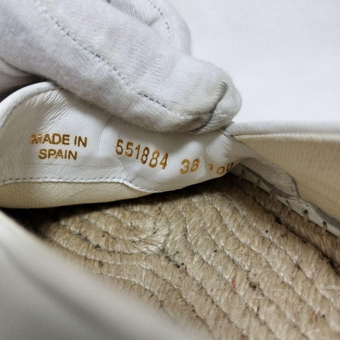 【美品】GUCCI グッチ エスパドリーユ GGマーモント 厚底 ミュール