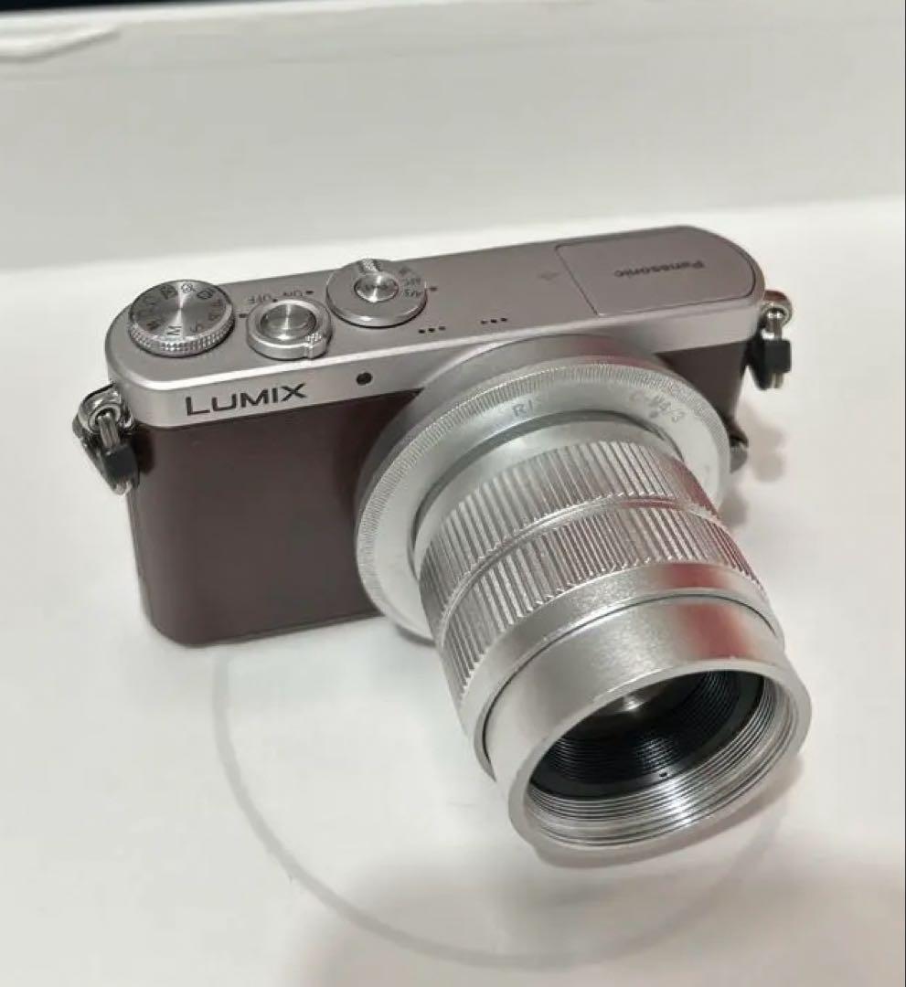 LUMIX gm1ブラウン　Cマウントレンズセットで！