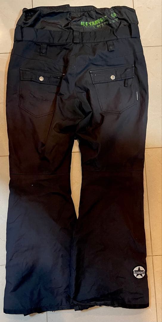 A.A. ダブルエー スノーボードウエア・パンツセット 黒