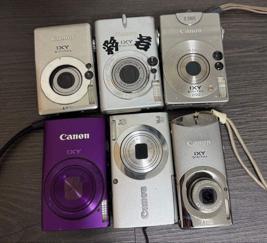 Canon デジタルカメラ 6台セット (未確認) (ジャンク品)