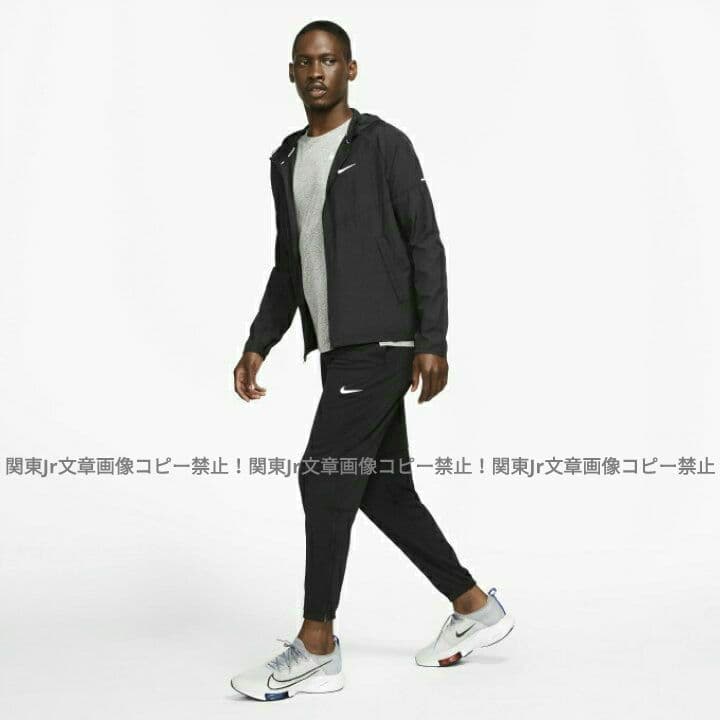 ランニングパーカー BK ウインドブレーカー ウーブン RUN ジャケット M