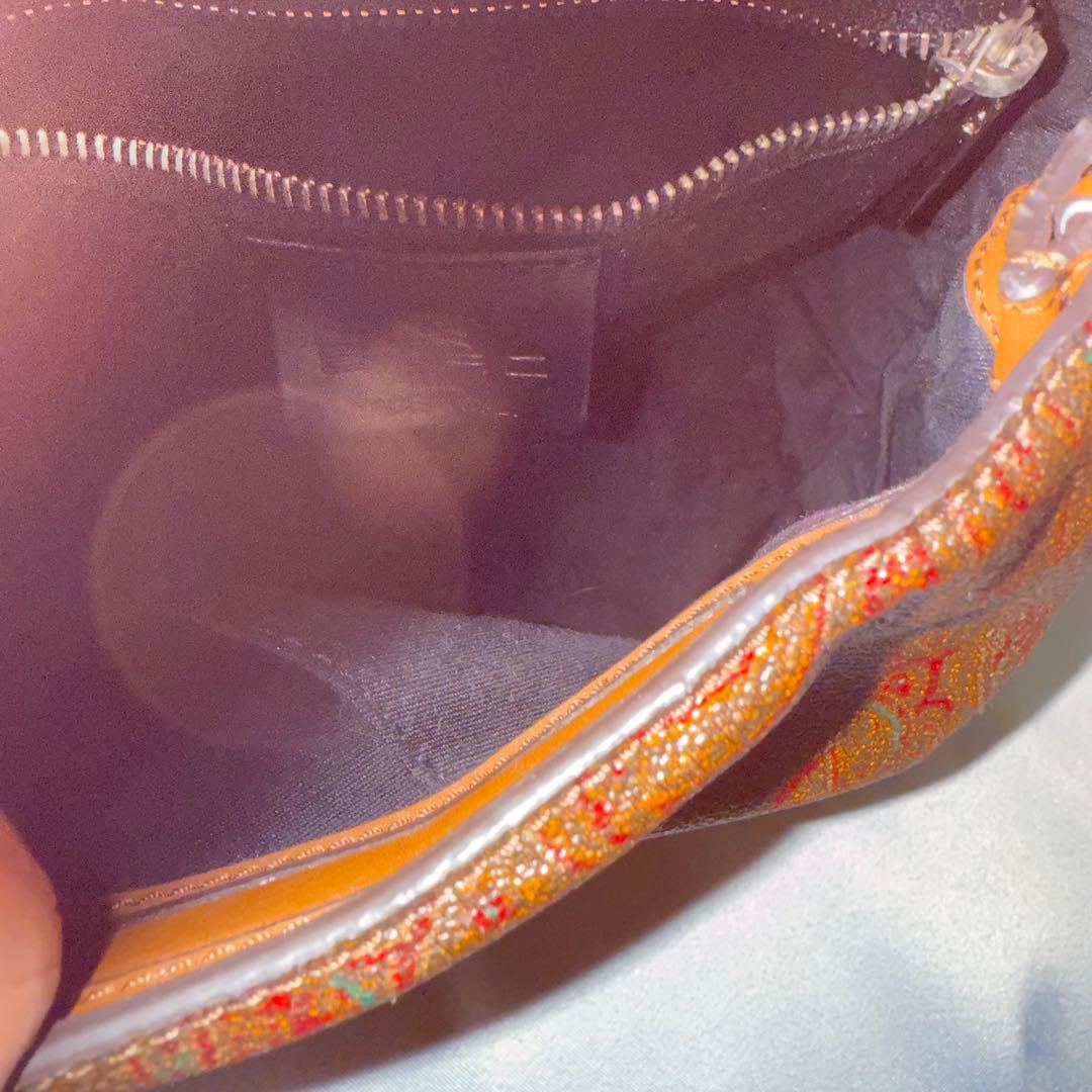 希少◾️エトロ　クラウン・ミー　コレクション　ペイズリー　レザーバック