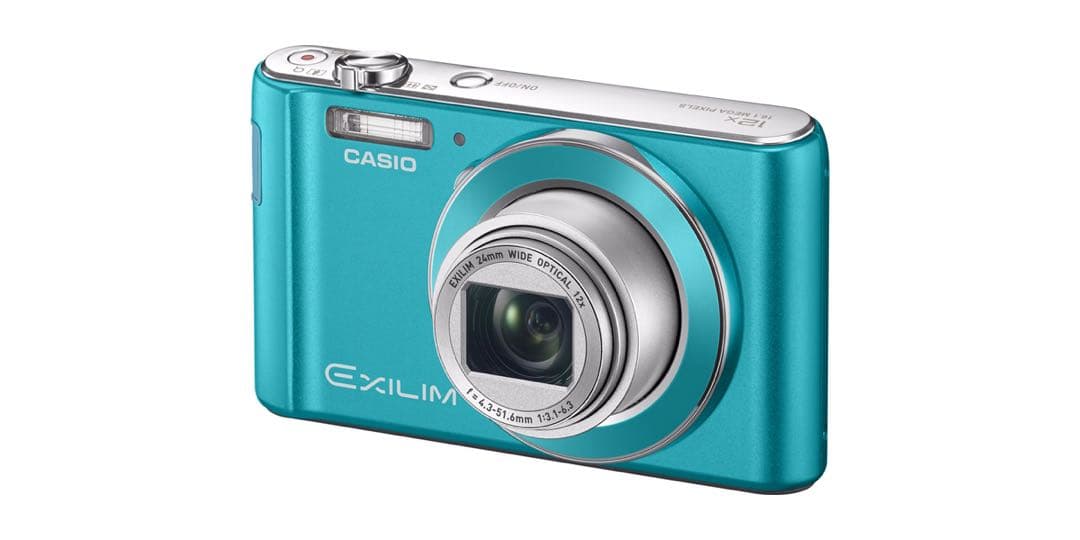 CASIO デジタルカメラ EXILIM EX-ZS210BE ブルー 青