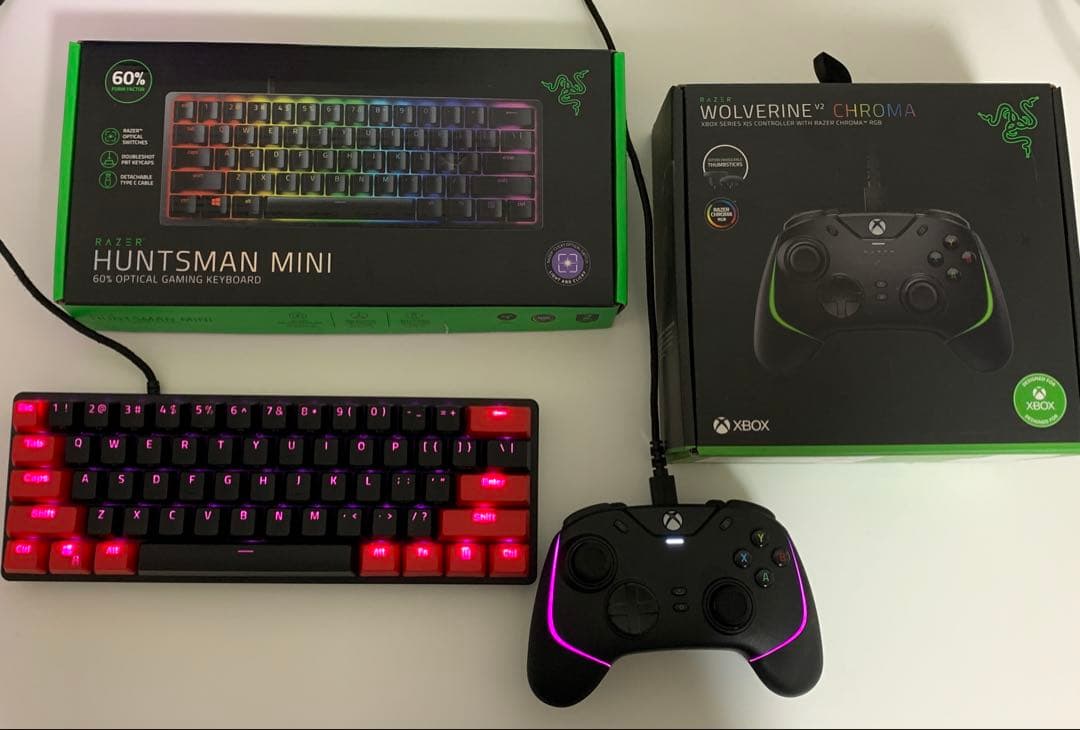 Razer ゲーミングセット キーボード ＆ コントローラー