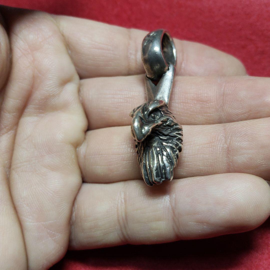 ネックレスペンダント　シルバー925　STERLING　ガボールタイプ　イーグル