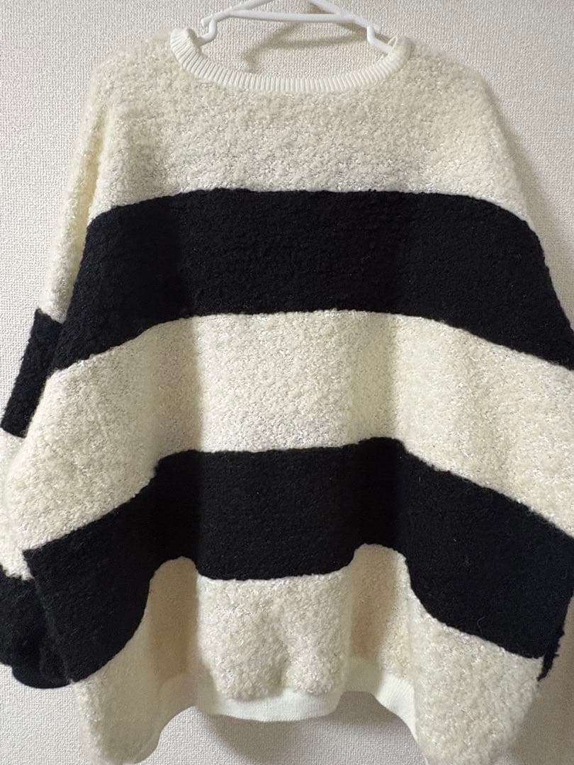 Darich アップリケブークレトップス　白黒