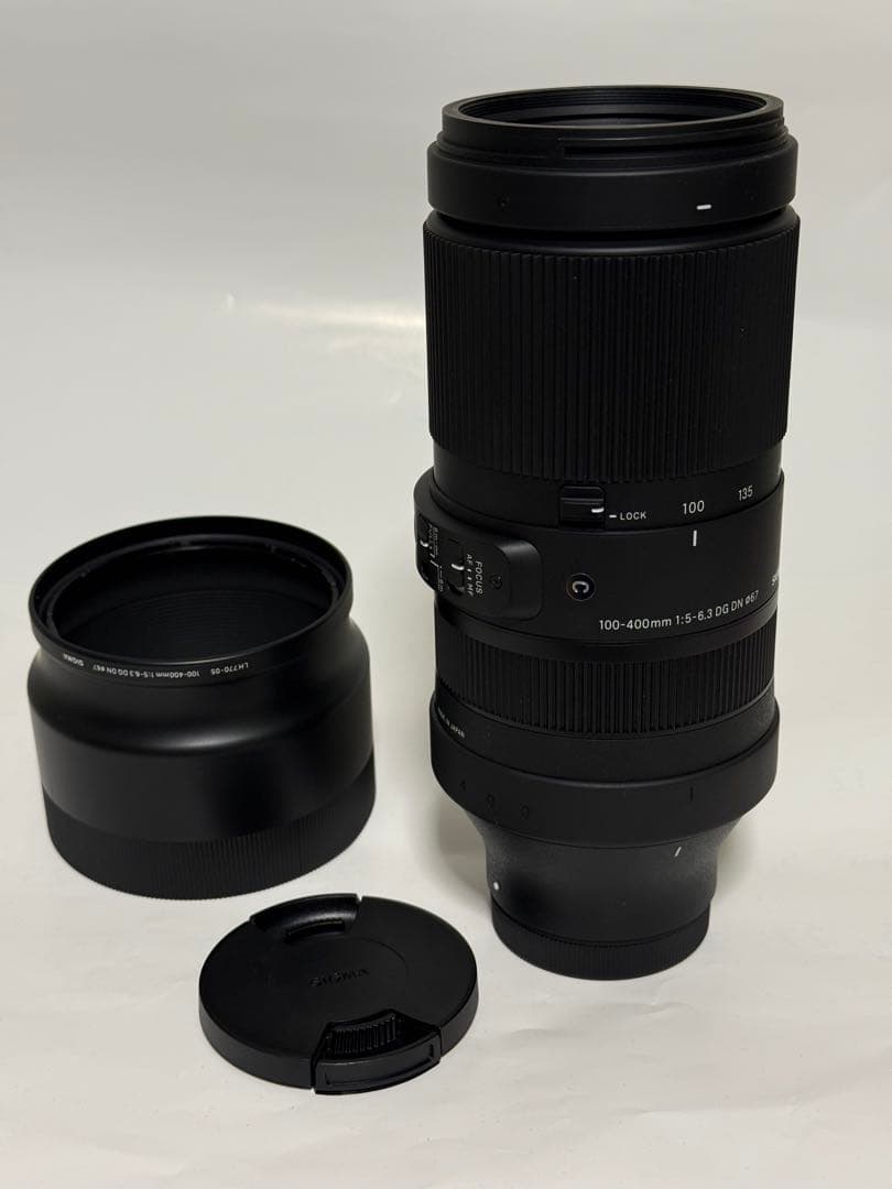 超美品　シグマ 100-400mm F5-6.3 DG DN OS ソニーFE用