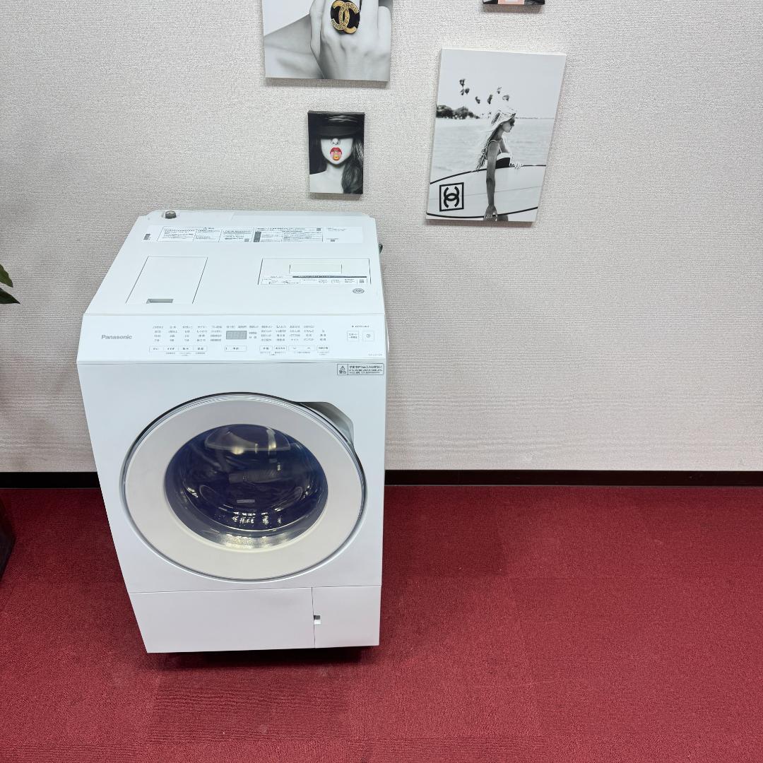 東京23区送料無料　美品パナソニックドラム洗濯乾燥機型2021年製　洗浄/除菌済