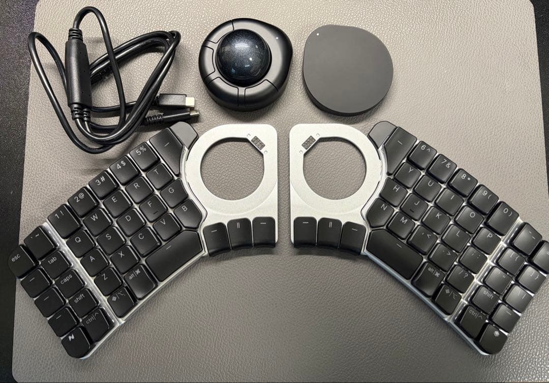 Naya create 分割型キーボード Touch, Trackセット