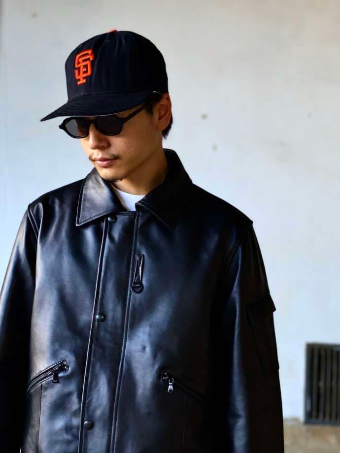 HOUSTON MK3 ブラック レザージャケット L