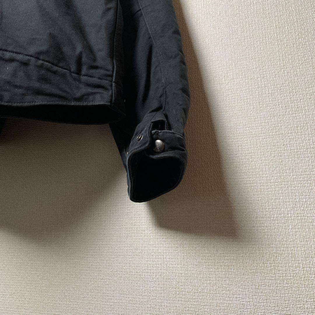 カーハート デトロイトジャケット ブラックL 【大人気】