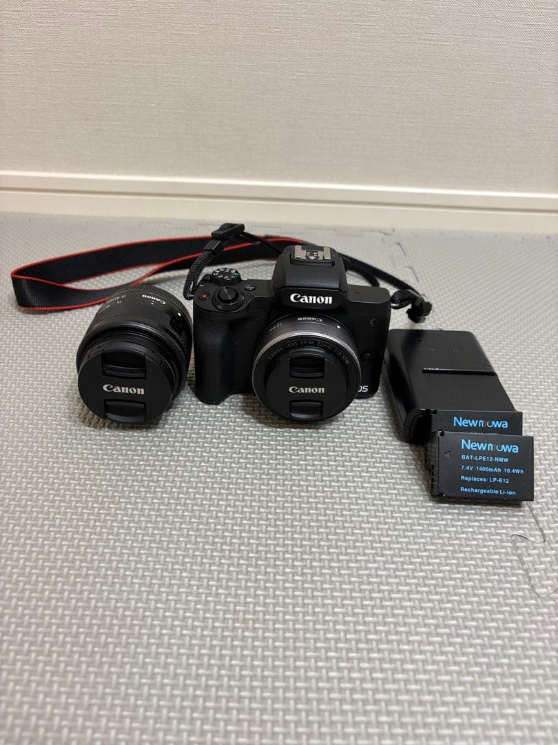 Canon EOS Kiss M レンズ2個つき