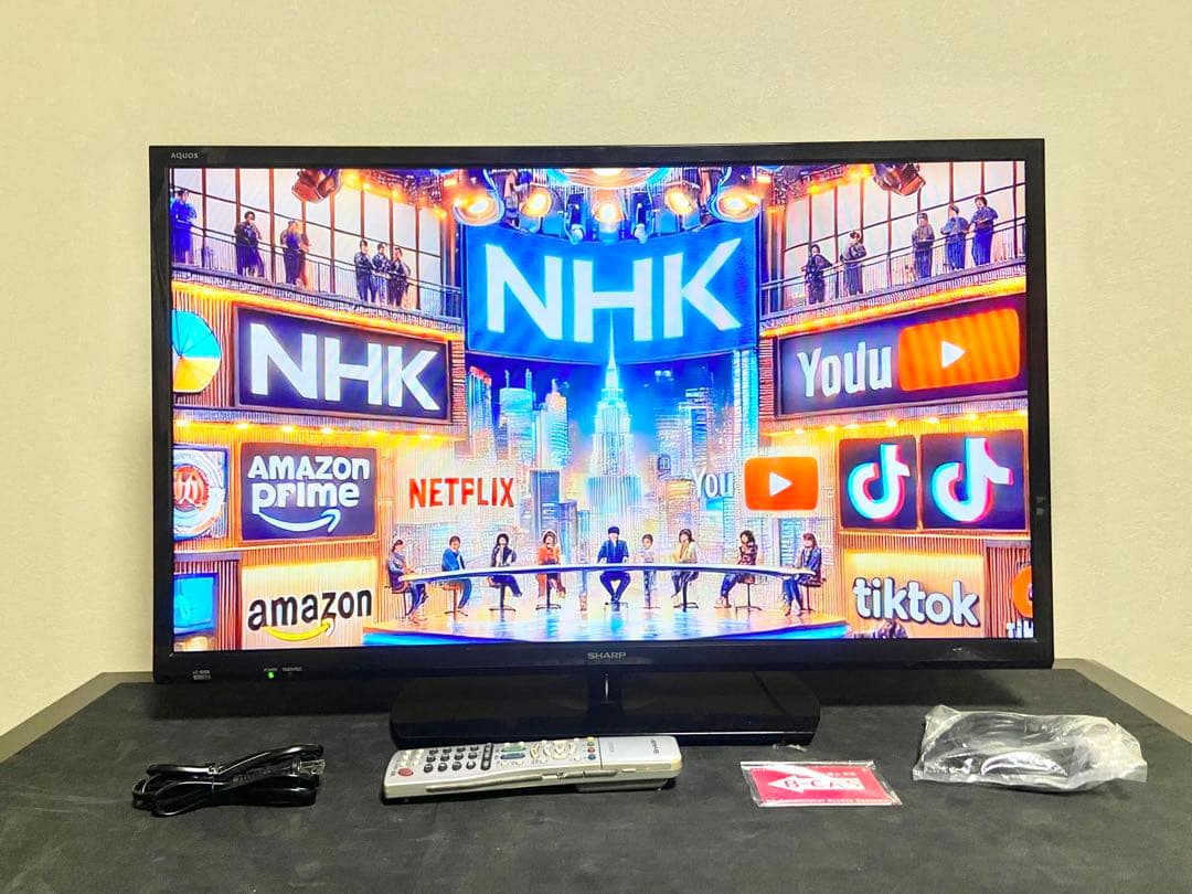 【今だけ優待価格】SHARP AQUOS 32V型HD｜裏番組録画対応｜HDMI