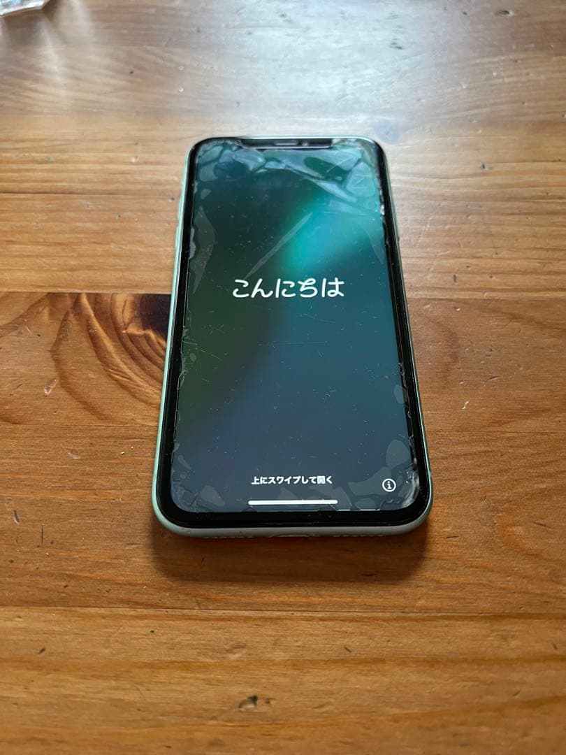 iPhone 11 容量不明　初期化済 ジャンク扱い