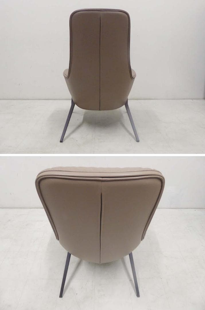 展示品 超美品■Cassina■396 P22 本革 ラウンジチェア