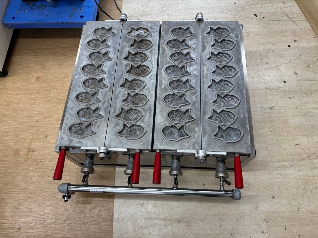 業務用魚型 たい焼き器　LPガス　屋台　鯛焼き