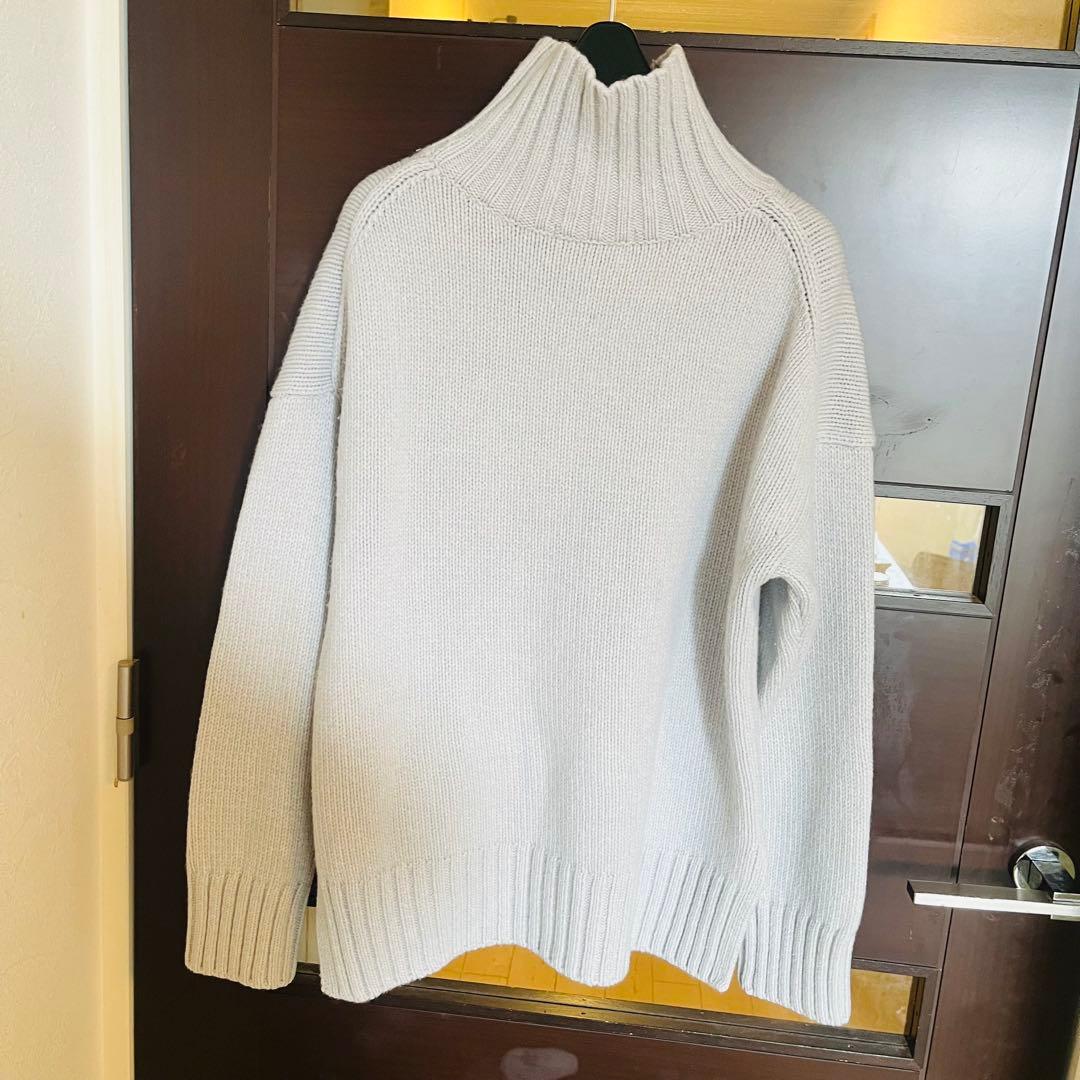 新品☆ANAYI ボウモウテンジクハイネックプルオーバー/セオリー、23区、ロペ